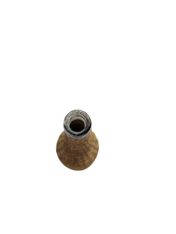 Wicker Wrapped Glass Bottle