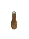 Wicker Wrapped Glass Bottle
