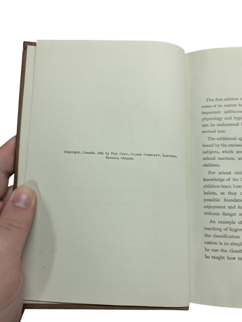 The Ontario Public School Hygiene