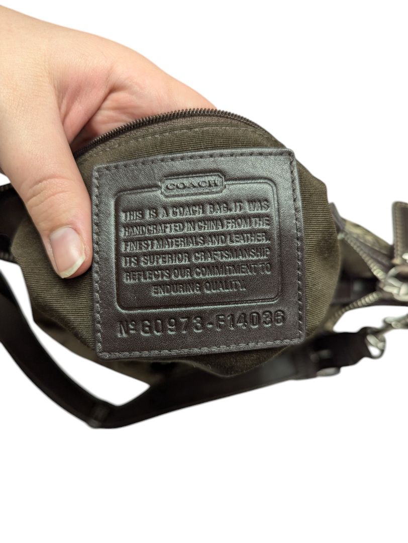 Coach Horse and Carriage Brown Shoulder Bag