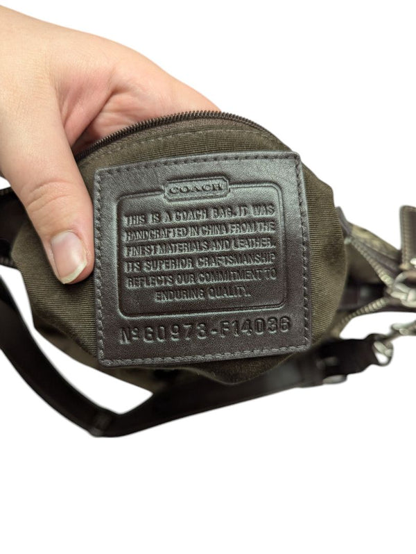 Coach Horse and Carriage Brown Shoulder Bag