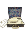 Blue Portable Record Player