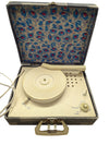 Blue Portable Record Player