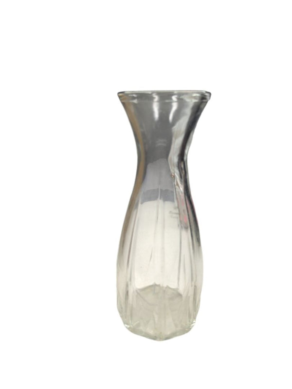Glass Vase with Star Pattern on Bottom