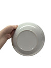Red and White Snowflake Cereal Bowl