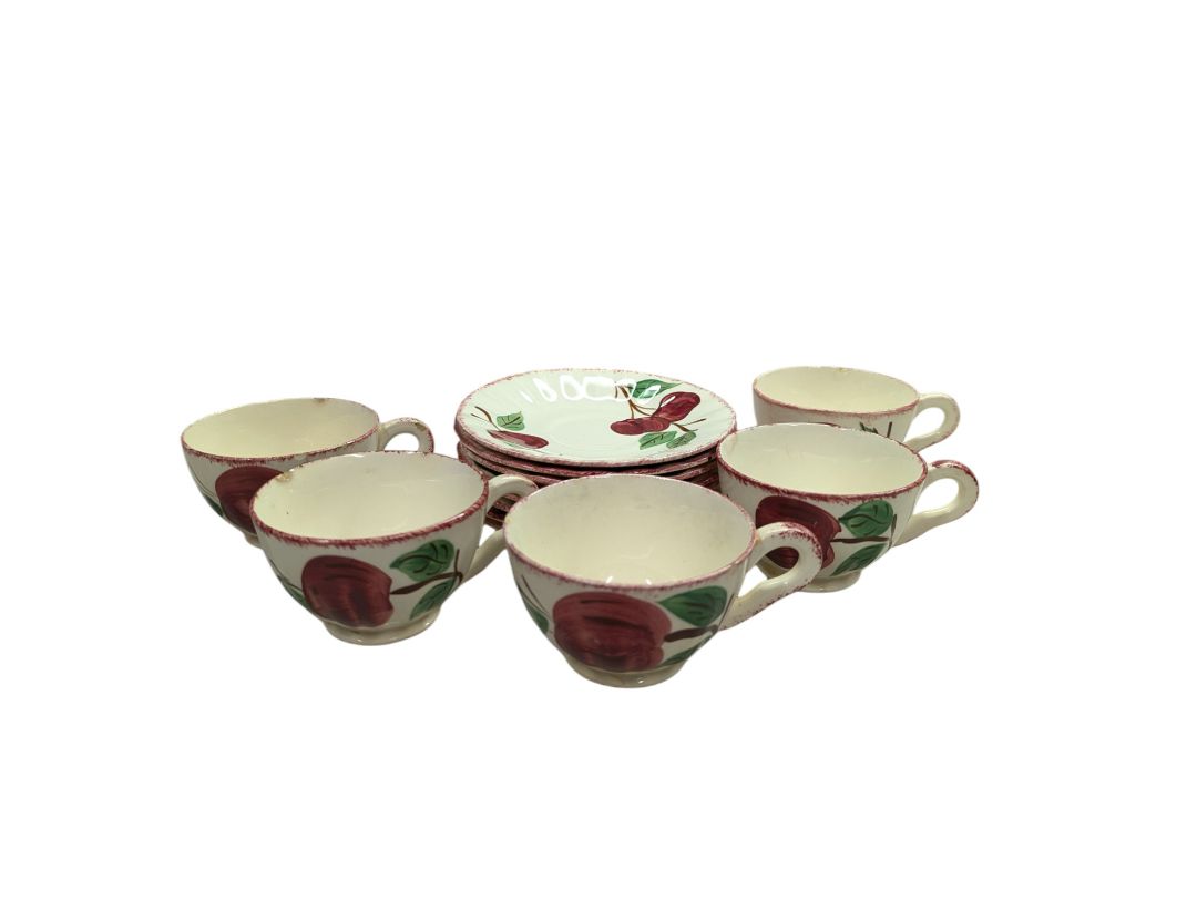 Crab Apple Blue Ridge Southern Pottery Dinner Set