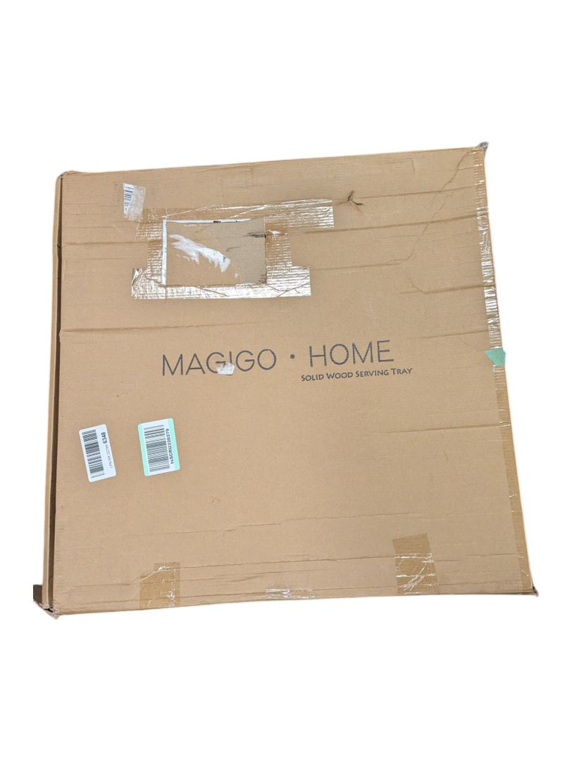 MAGIGO Solid Wood Serving Tray 24