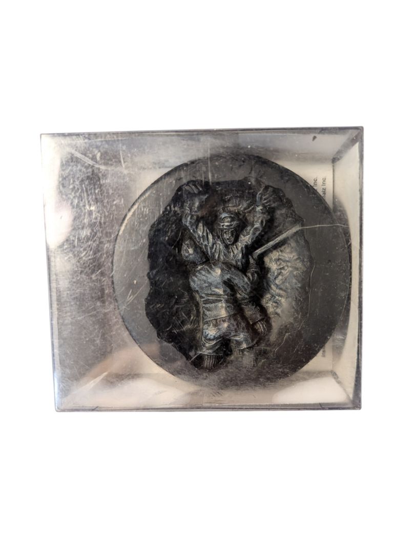 Carved Hockey Puck
