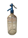 Glass Vintage Seltzers Soda Bottle Blue