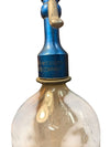 Glass Vintage Seltzers Soda Bottle Blue