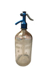 Glass Vintage Seltzers Soda Bottle Blue