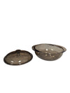 Set of Amber Brown Glass Pyrex Dishes