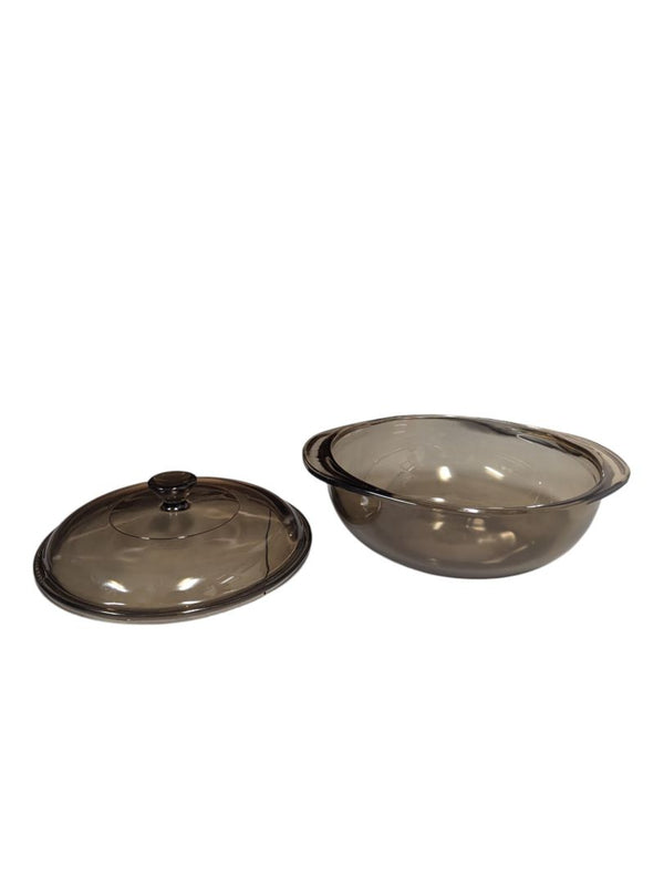Set of Amber Brown Glass Pyrex Dishes