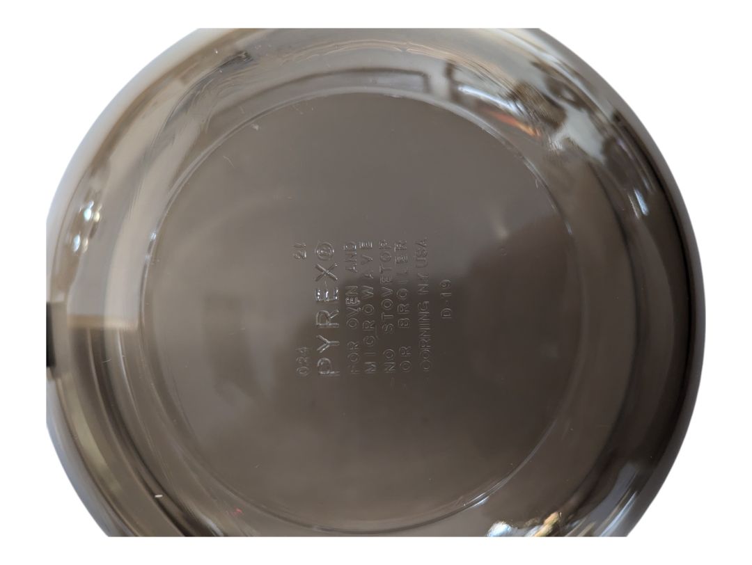 Set of Amber Brown Glass Pyrex Dishes