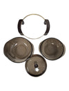 Set of Amber Brown Glass Pyrex Dishes