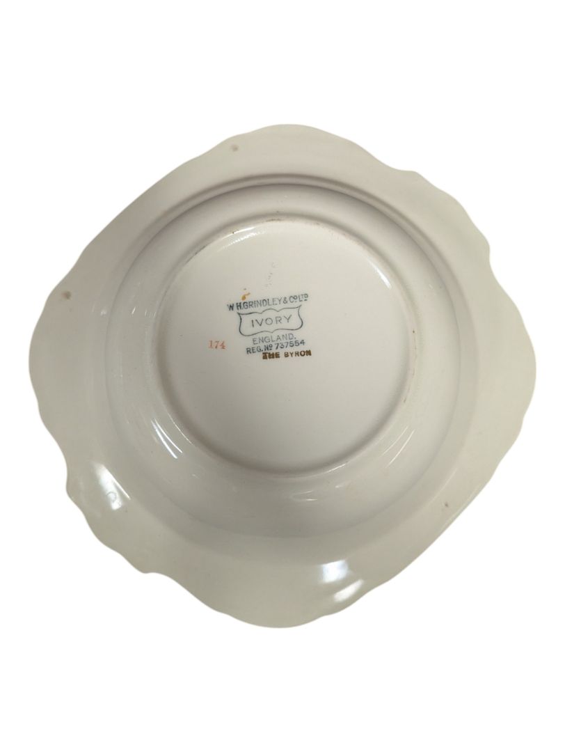 W.H. Grindley and Co Ivory Serving Plate