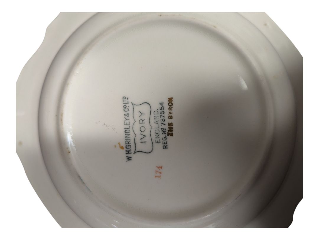 W.H. Grindley and Co Ivory Serving Plate