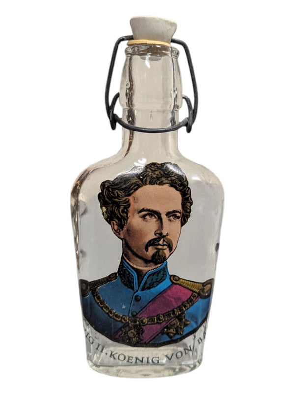 Ludwig II. Koenig von Bayern Glass Flask