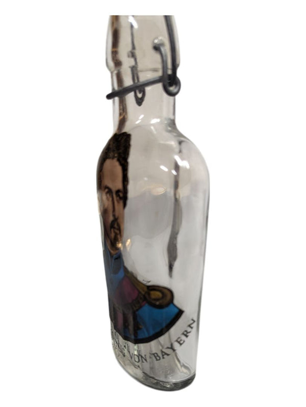 Ludwig II. Koenig von Bayern Glass Flask