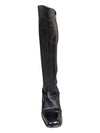 Black Vero Cuoio Tall Leather Boots Size 37 1/2