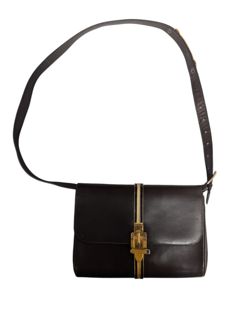 Céline Leather Shoulder Bag