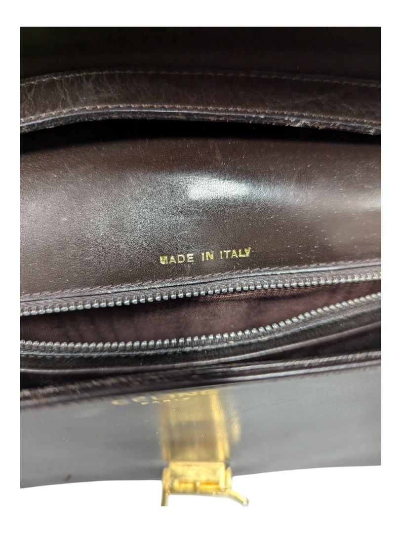 Céline Leather Shoulder Bag