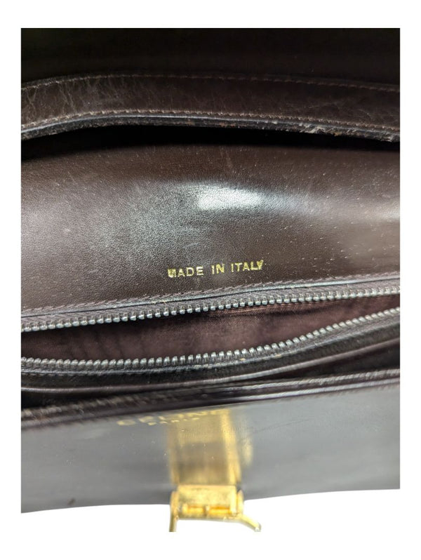 Céline Leather Shoulder Bag
