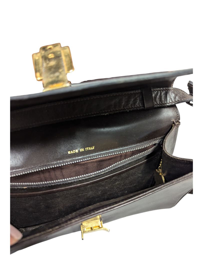 Céline Leather Shoulder Bag
