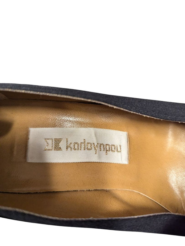 Kaλoynpou Simple Black Heel Size 6 1/2