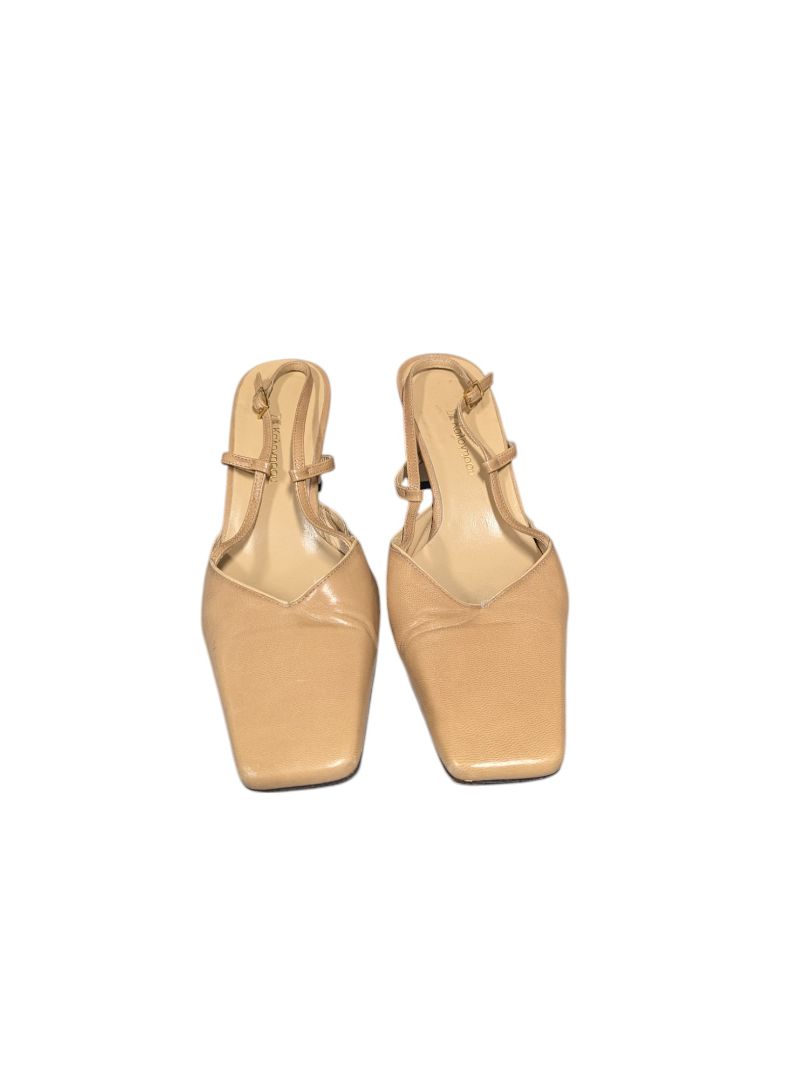 Kaλoynpou Light Beige Sling Back Heel