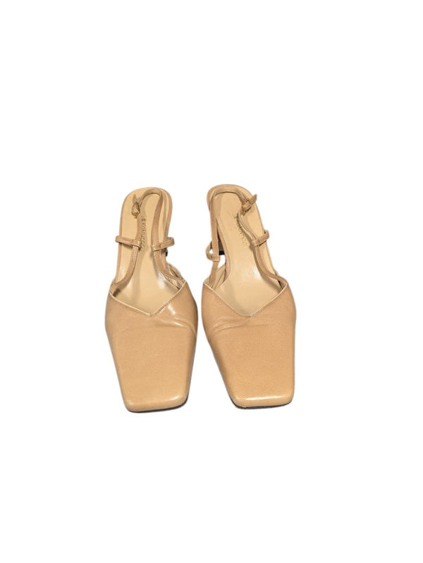 Kaλoynpou Light Beige Sling Back Heel