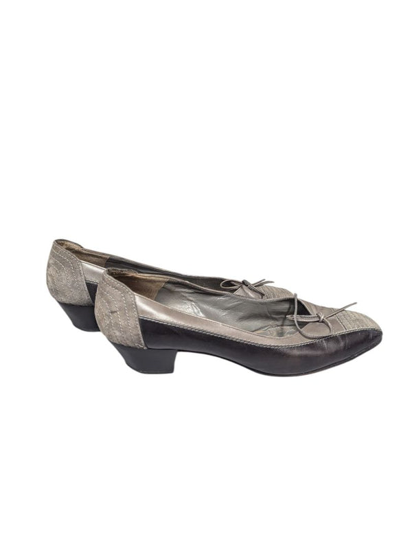 Bally Grey and Black Pumps Size 37