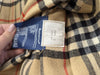 Burberrys' Tan Trenchcoat and Plaid Skirt Set Size 10