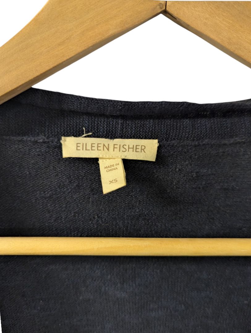Eileen Fisher Navy Skirt and Cadigen Set Size XS