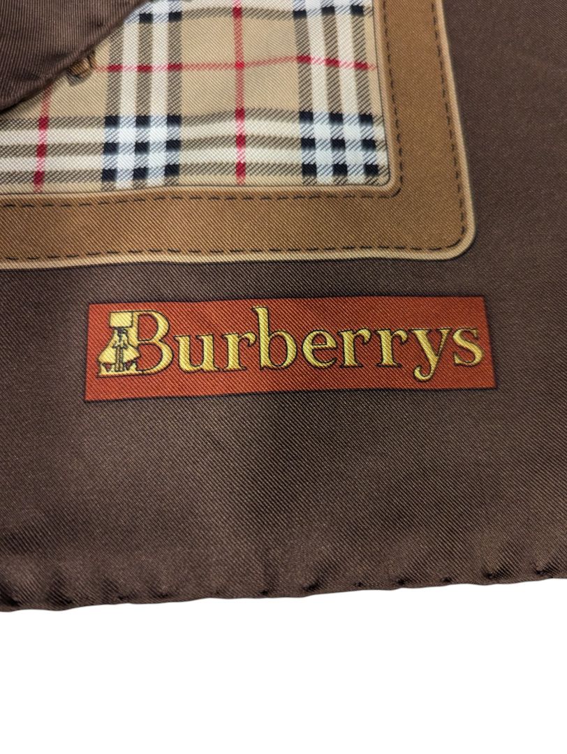 Vintage Burberrys' Autumnal Scarf
