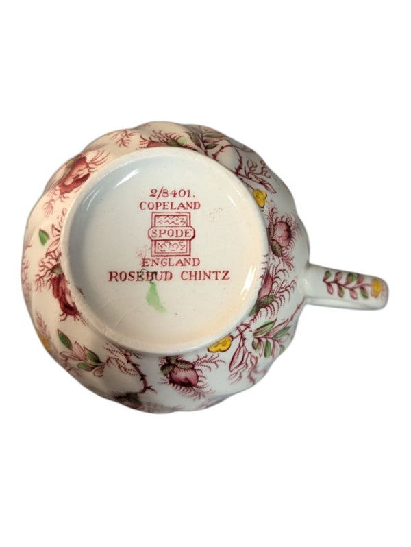 Spode "Rosebud Chintz" Tea Cup and Saucer