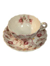 Spode "Rosebud Chintz" Coffee Cup and Saucer