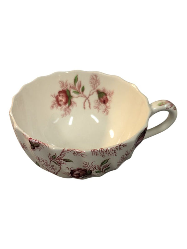 Spode "Rosebud Chintz" Coffee Cup and Saucer