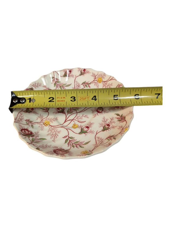 Spode "Rosebud Chintz" Coffee Cup and Saucer