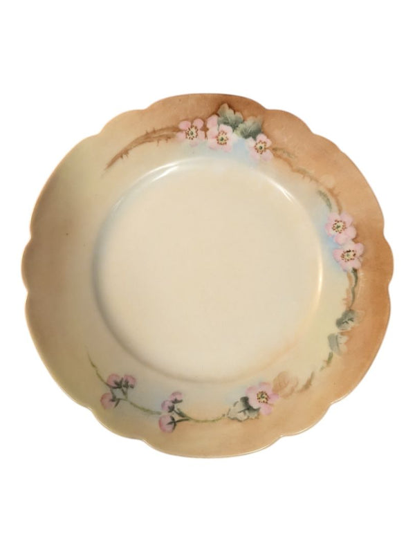 Brown and Pink Ceramic Dish