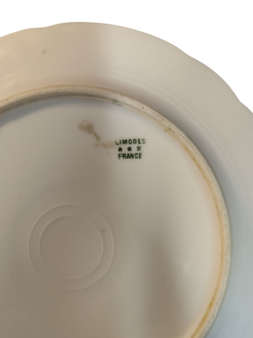 Pink and Green Ceramic Dish