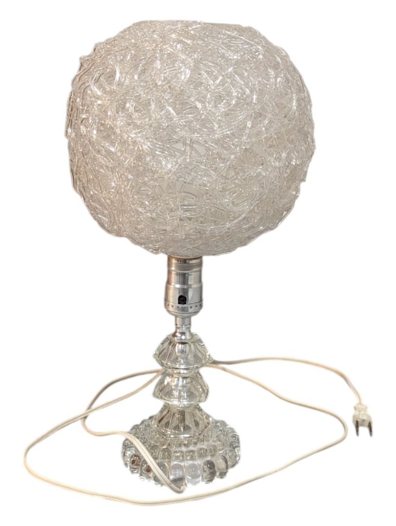 Glass Web Table Lamp