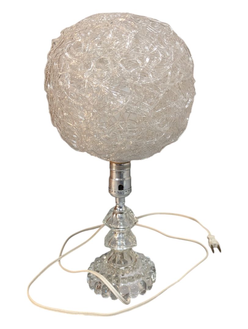 Glass Web Table Lamp