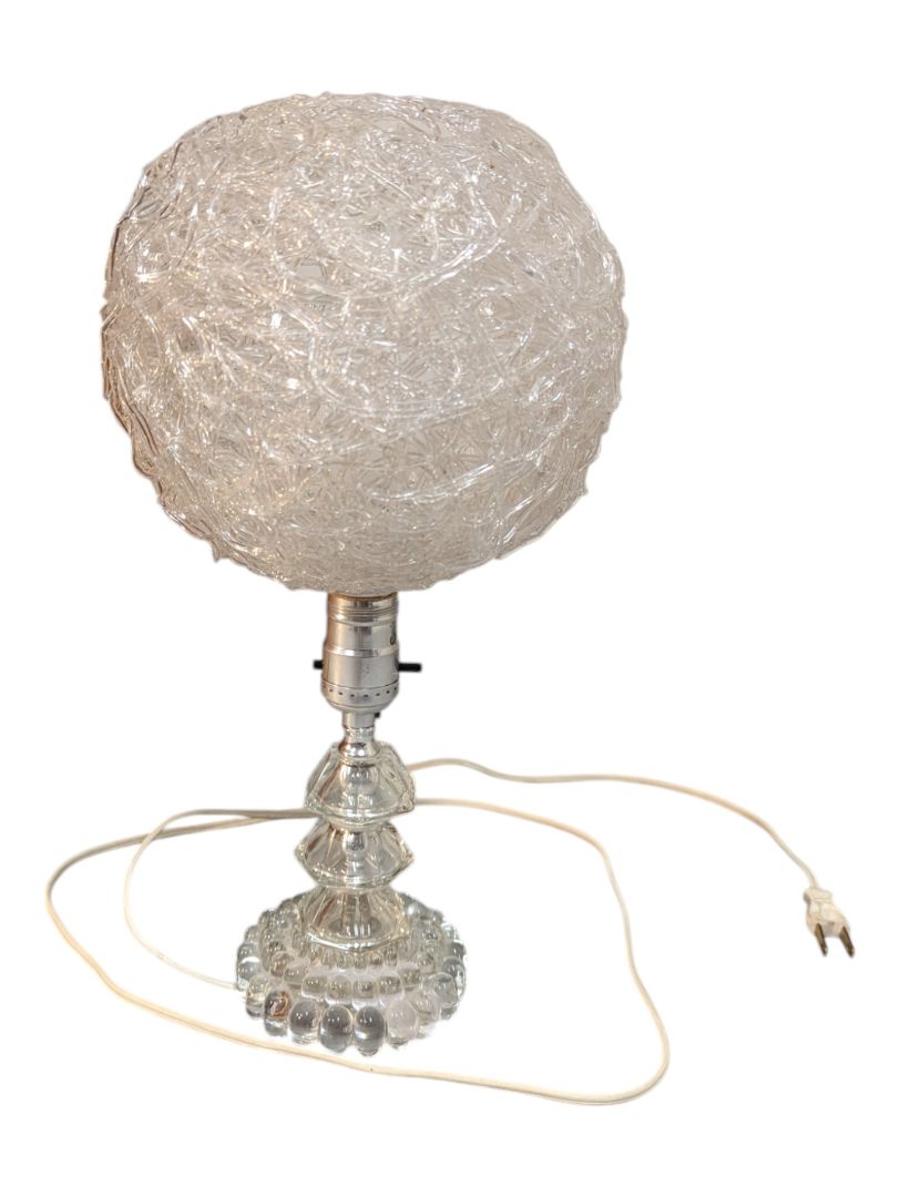 Glass Web Table Lamp