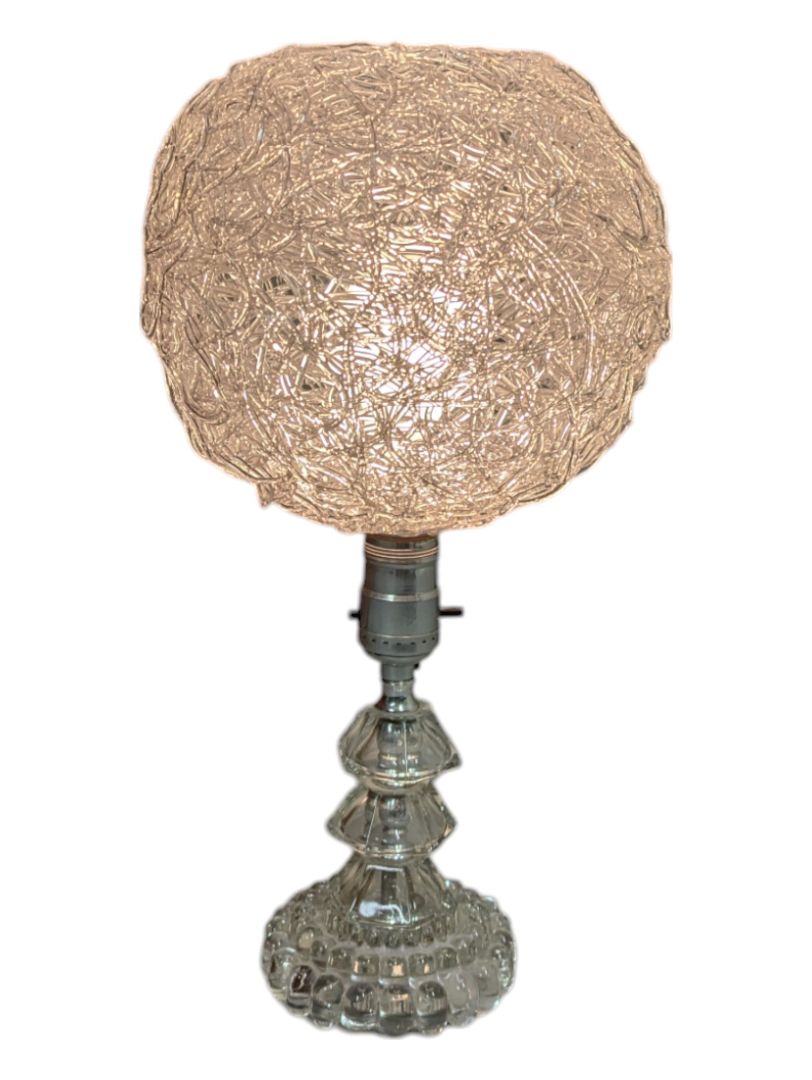 Glass Web Table Lamp