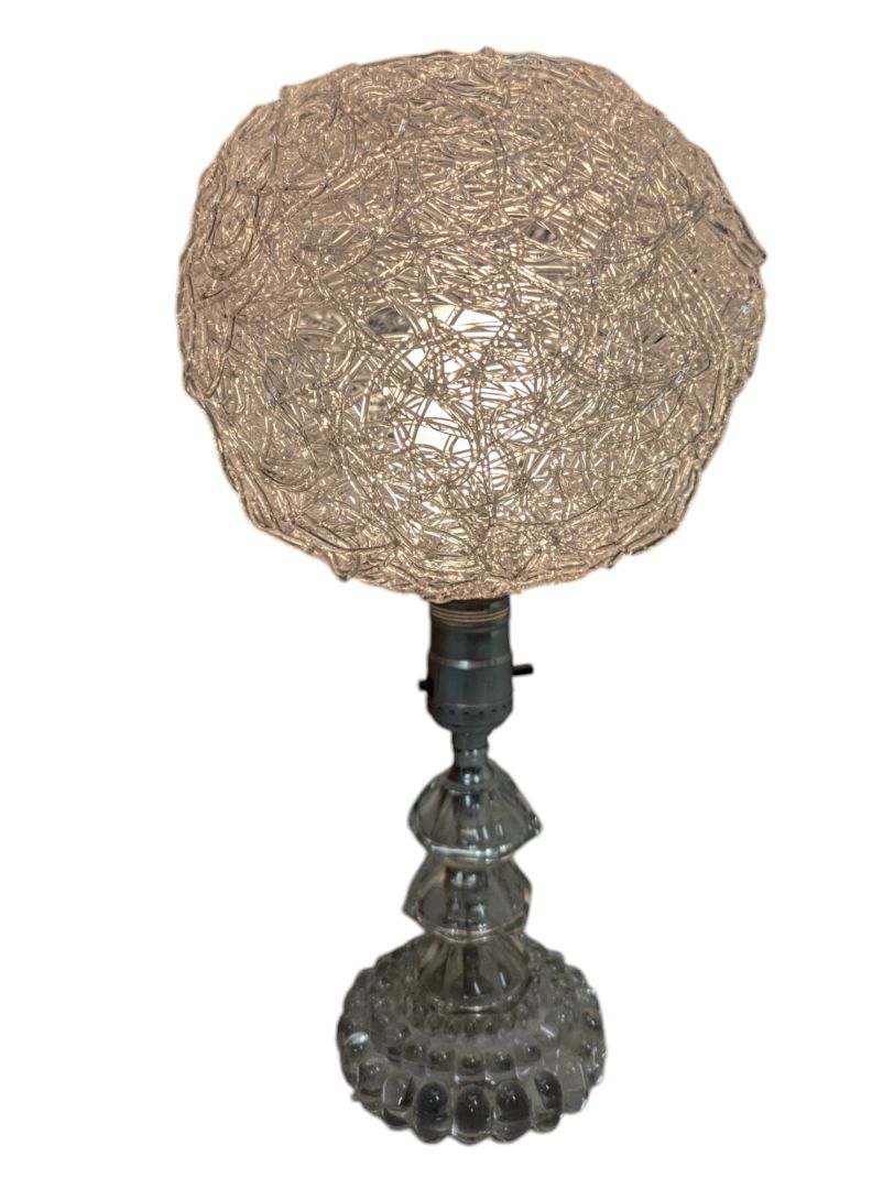 Glass Web Table Lamp
