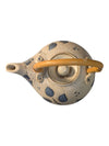 Blue Leaf Ceramic Tea Pot