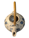 Blue Leaf Ceramic Tea Pot
