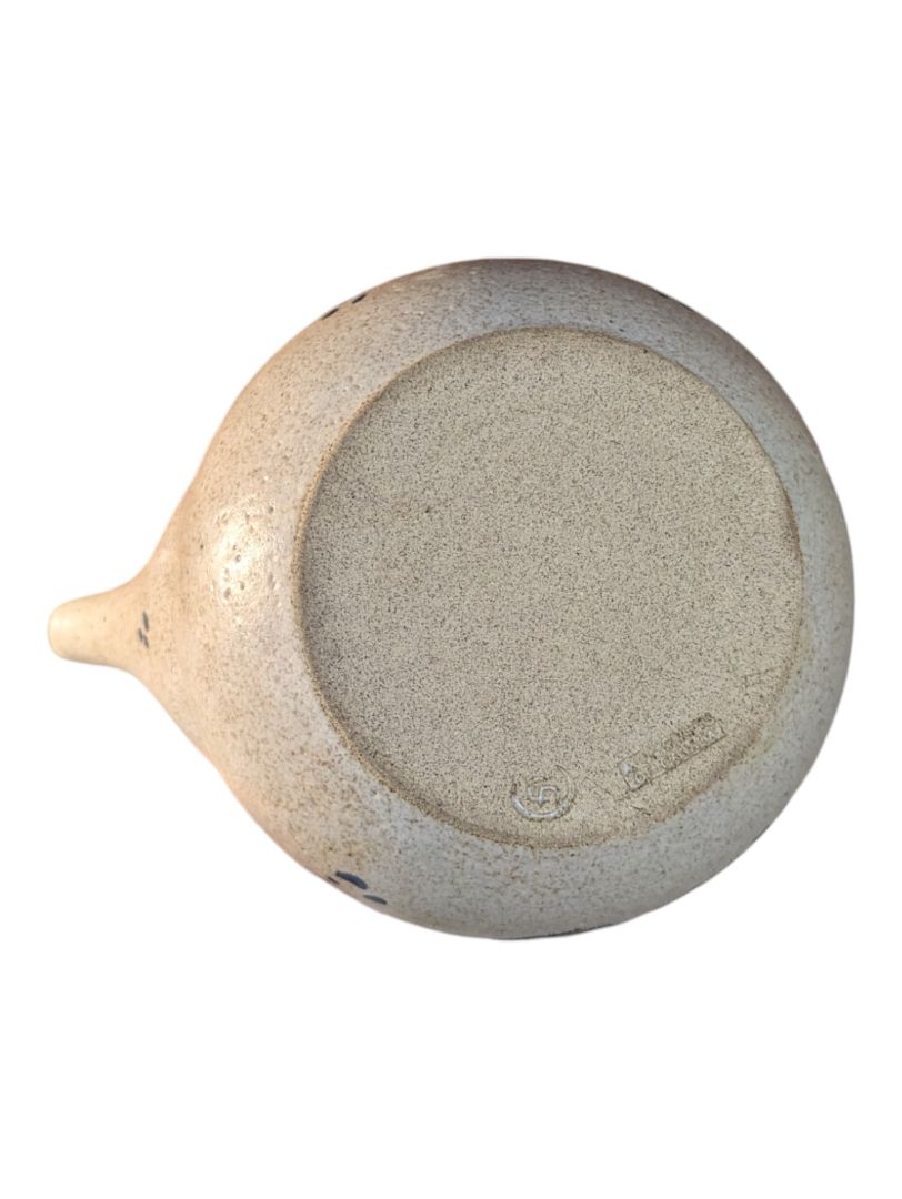 Blue Leaf Ceramic Tea Pot