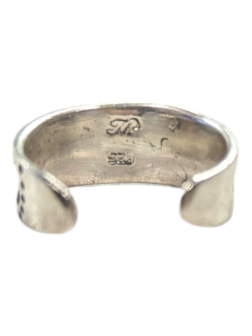 Footprint Silver Ring Size 3 3/4 (14 3/4)